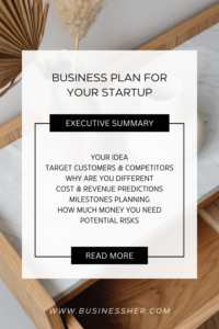 How to write a business plan for startup with examples