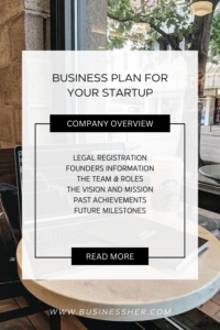 How to write a business plan for startup with examples